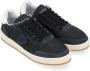 Philippe Model Zwarte Leren Sneaker Nice Suède Details Black Heren - Thumbnail 6