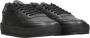 Philippe Model Zwarte leren sneakers met geperforeerde neus Black Heren - Thumbnail 6