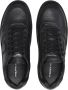 Philippe Model Zwarte leren sneakers met geperforeerde neus Black Heren - Thumbnail 8