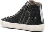 Philippe Model Zwarte sneakers met glitterdetails Black Dames - Thumbnail 3