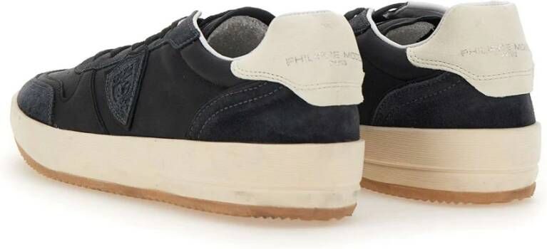 Philippe Model Zwarte Sneakers Parijse Stijl Black Heren