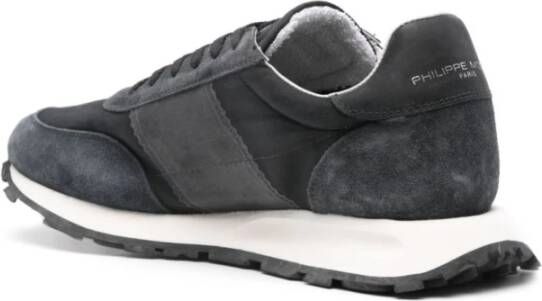 Philippe Model Zwarte Sneakers voor Heren Black Heren