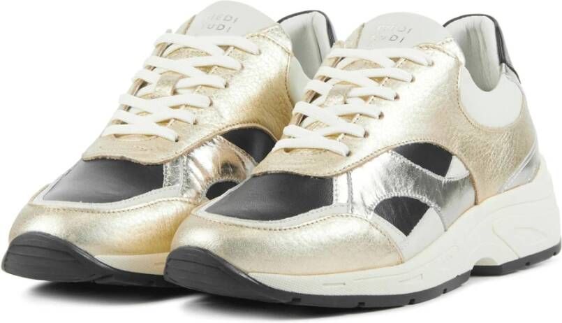 Piedi Nudi Gouden Sneakers Multicolor Dames