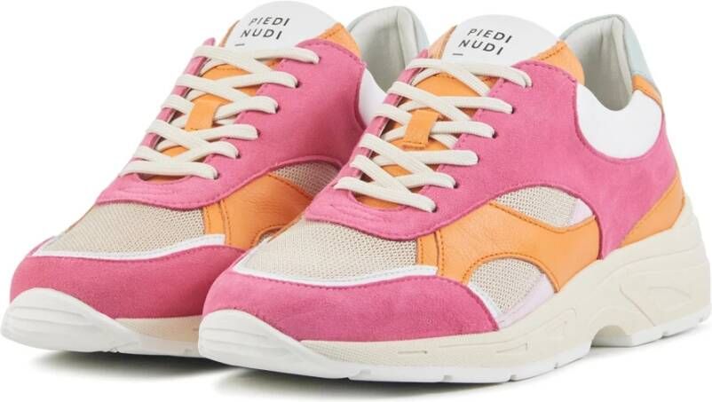 Piedi Nudi Oranje Sneakers Multicolor Dames