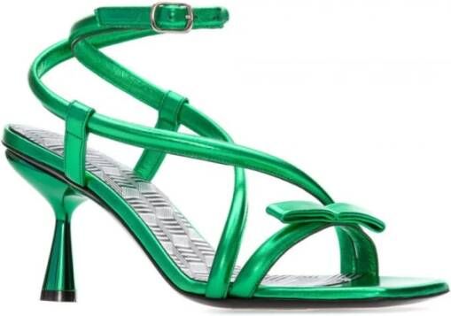 Pierre Hardy Groene Metalen Sandalen Green Dames