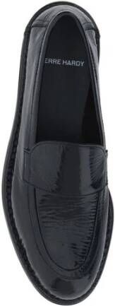 Pierre Hardy Lakleren Loafer met Amandelteen Black Dames