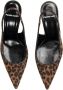 Pierre Hardy Leopard Slingback Pumps Brown Dames - Thumbnail 4