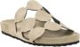 Pierre Hardy Suède Sandalen met Ronde Neus en Bubble Patroon Beige Dames - Thumbnail 2