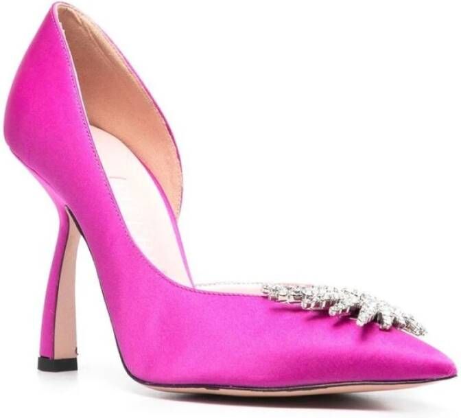 Piferi Ursula Satijnen Pumps Pink Dames