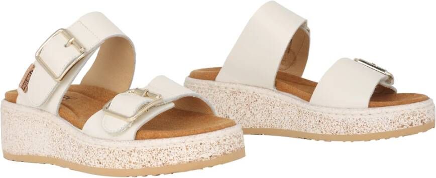 Pikolinos Alzira Damesandaal Off White Beige Dames