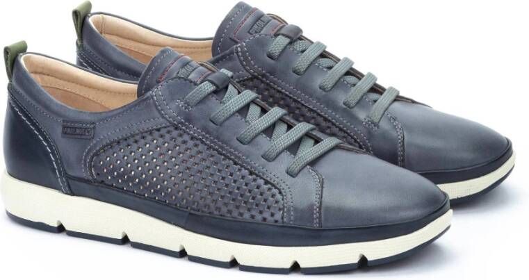 Pikolinos Blauwe herensneaker Fuencarral stijl Blue Heren