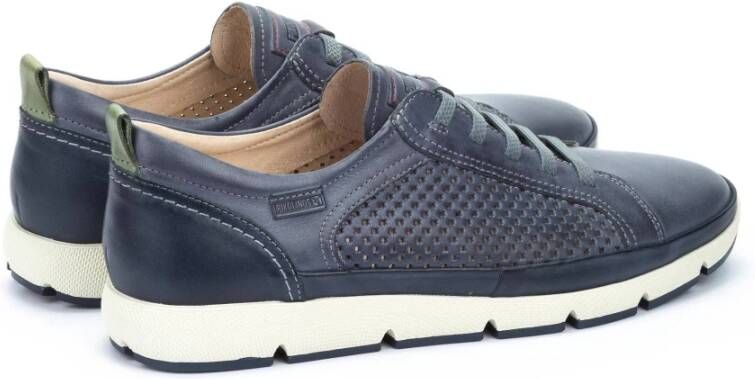 Pikolinos Blauwe herensneaker Fuencarral stijl Blue Heren