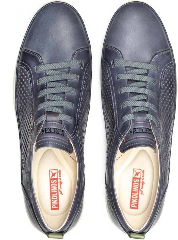 Pikolinos Blauwe herensneaker Fuencarral stijl Blue Heren