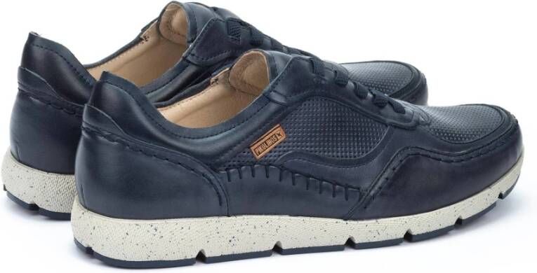 Pikolinos Blauwe herensneaker koop nu! Blue Heren