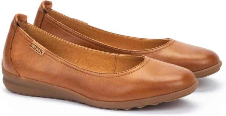 Pikolinos Bruine Ballerina Schoenen voor Vrouwen Brown Dames