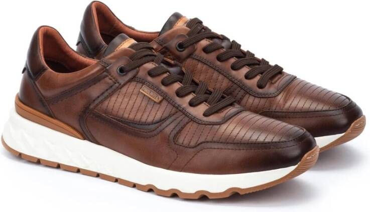 Pikolinos Bruine Heren Sneaker Collectie Brown Heren