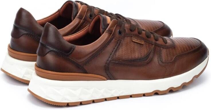 Pikolinos Bruine Heren Sneaker Collectie Brown Heren