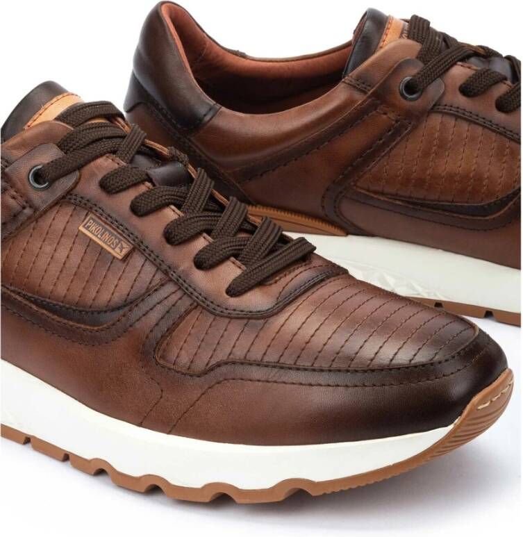 Pikolinos Bruine Heren Sneaker Collectie Brown Heren