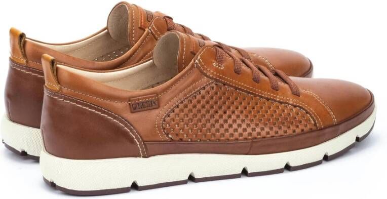 Pikolinos Bruine Heren Sneaker Fuencarral Stijl Brown Heren