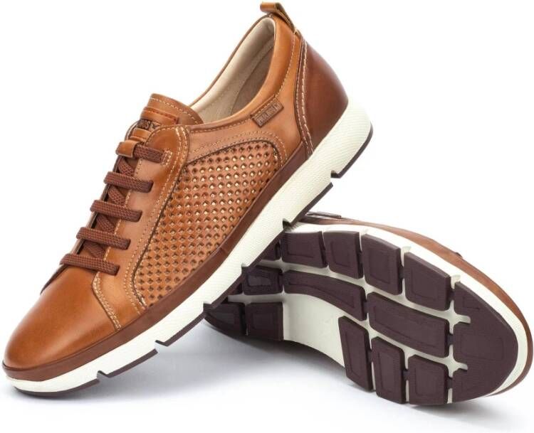 Pikolinos Bruine Heren Sneaker Fuencarral Stijl Brown Heren