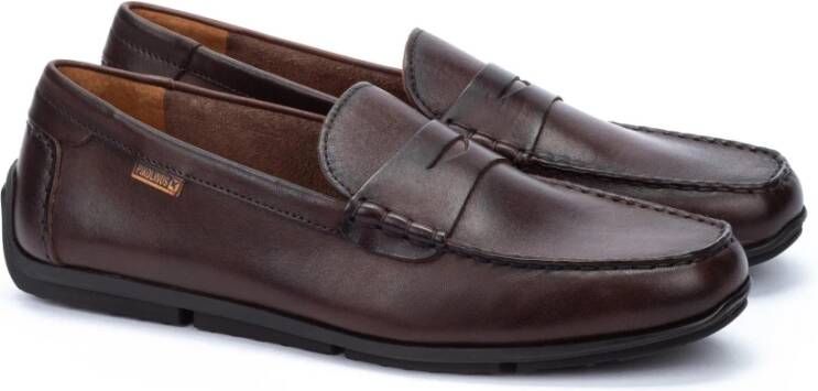 Pikolinos Bruine Herenloafer Conil Stijl Brown Heren