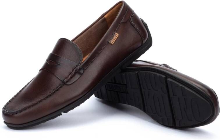 Pikolinos Bruine Herenloafer Conil Stijl Brown Heren