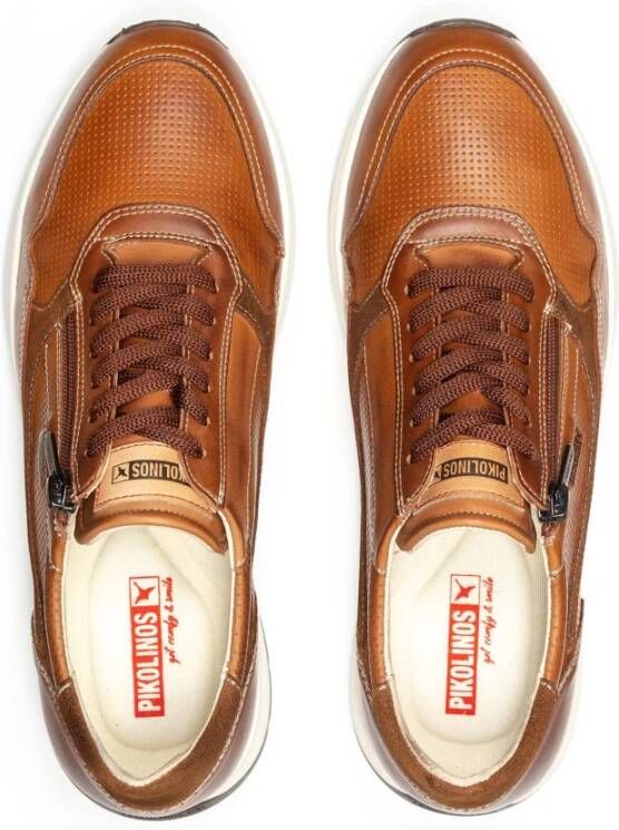 Pikolinos Bruine herensneakercollectie Brown Heren