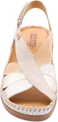 Pikolinos Elegante Platte Sandalen Beige Dames