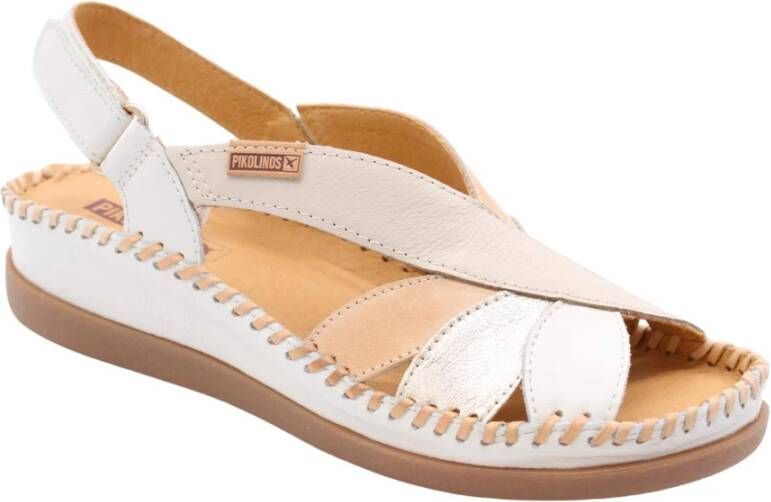 Pikolinos Elegante Platte Sandalen Beige Dames