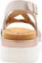 Pikolinos Beige Casual Leren Dames Sandalen Beige Dames - Thumbnail 9