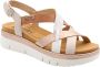 Pikolinos Beige Casual Leren Dames Sandalen Beige Dames - Thumbnail 11