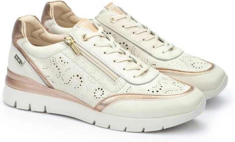 Pikolinos Comfortabele Cantabria Sneaker Off White Dames