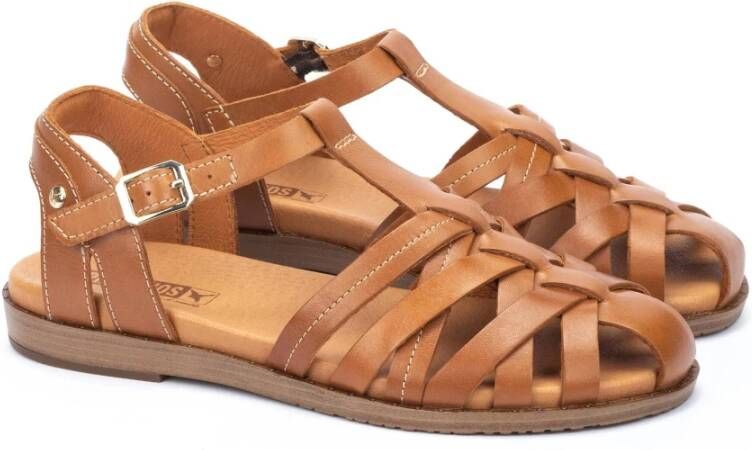 Pikolinos Comfortabele Gesloten Sandalen Brown Dames