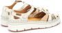 Pikolinos Comfortabele leren sandaal off white Beige Dames - Thumbnail 3