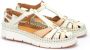 Pikolinos Comfortabele leren sandaal off white Beige Dames - Thumbnail 4