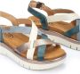 Pikolinos Comfortabele 'Palma' Sandalen Blue Dames - Thumbnail 8