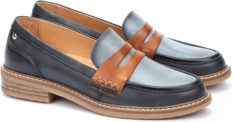 Pikolinos Dames loafer collectie van hoogwaardig leer Blue Dames