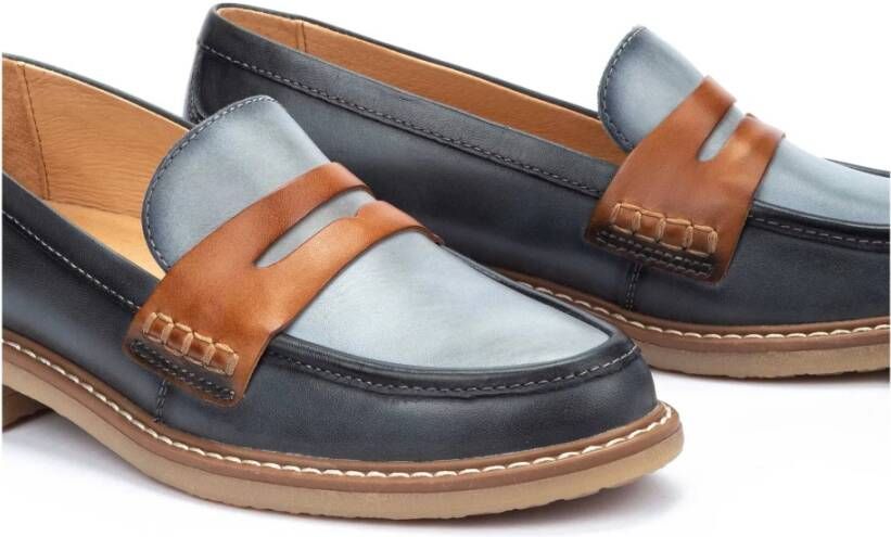 Pikolinos Dames loafer collectie van hoogwaardig leer Blue Dames