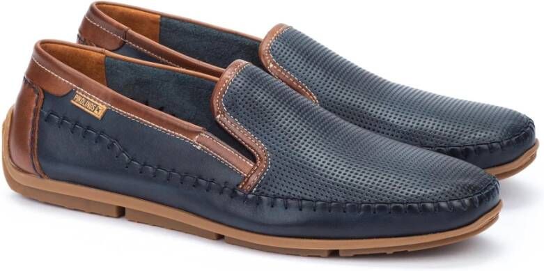 Pikolinos Elegante Conil Leren Loafer voor Heren Blue Heren