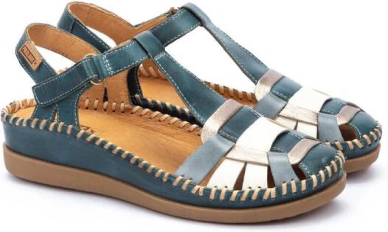 Pikolinos Flat Sandals Blauw Dames