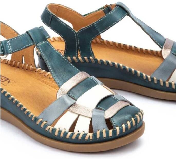 Pikolinos Flat Sandals Blauw Dames