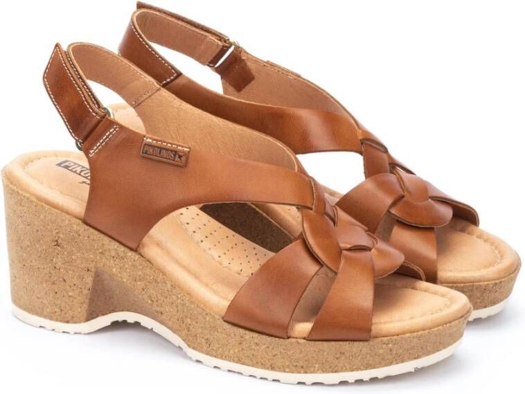 Pikolinos Flat Sandals Brown Dames