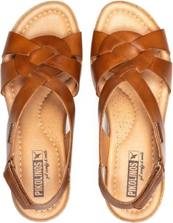 Pikolinos Flat Sandals Brown Dames