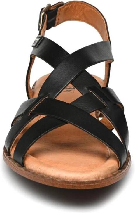 Pikolinos Flat Sandals Zwart Dames