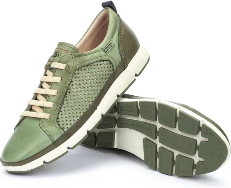 Pikolinos Fuencarral Heren Sneaker Groen Green Heren