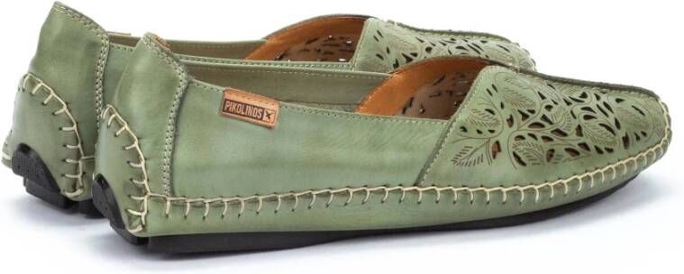 Pikolinos Geperforeerde zomerloafer Bruin Brown Dames