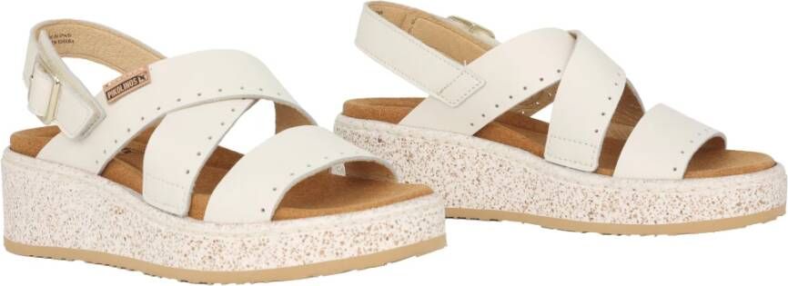 Pikolinos Off White Alzira Damesandaal Beige Dames