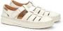 Pikolinos Off White Dames Sandaal met Klittenbandsluiting Beige Dames - Thumbnail 4