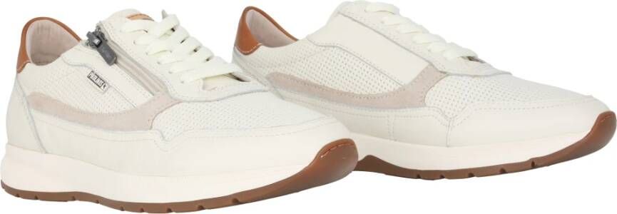 Pikolinos Off White Herensneaker Lichtgewicht & Comfortabel Beige Heren