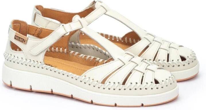 Pikolinos Off White Leren Damesandaal White Dames